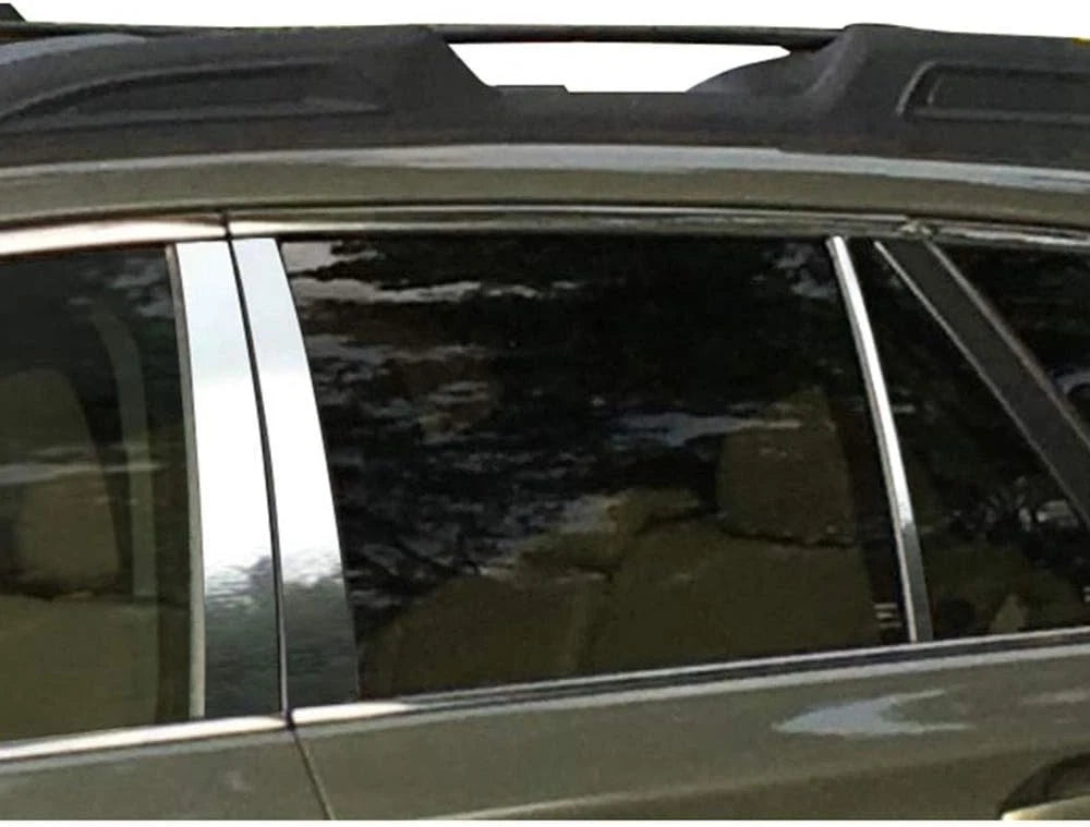 6pc Luxury FX Stainless Steel Pillar Post Trim for 2015-2019 Subaru Outback