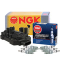 NGK DIS Ignition Coil & 6 Iridium IX Spark Plugs Kit for Buick Chevy GMC Pontiac