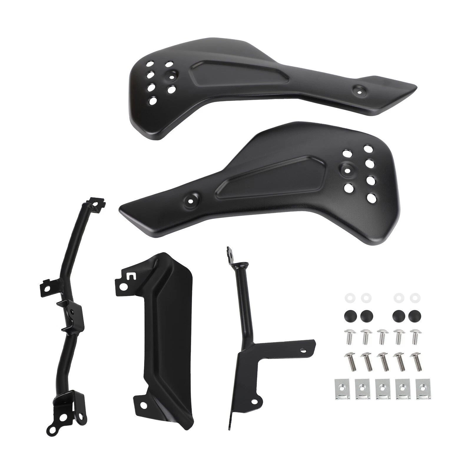 Lower Engine Belly Protection Plates for Triumph Trident 660 (2021) Black T9