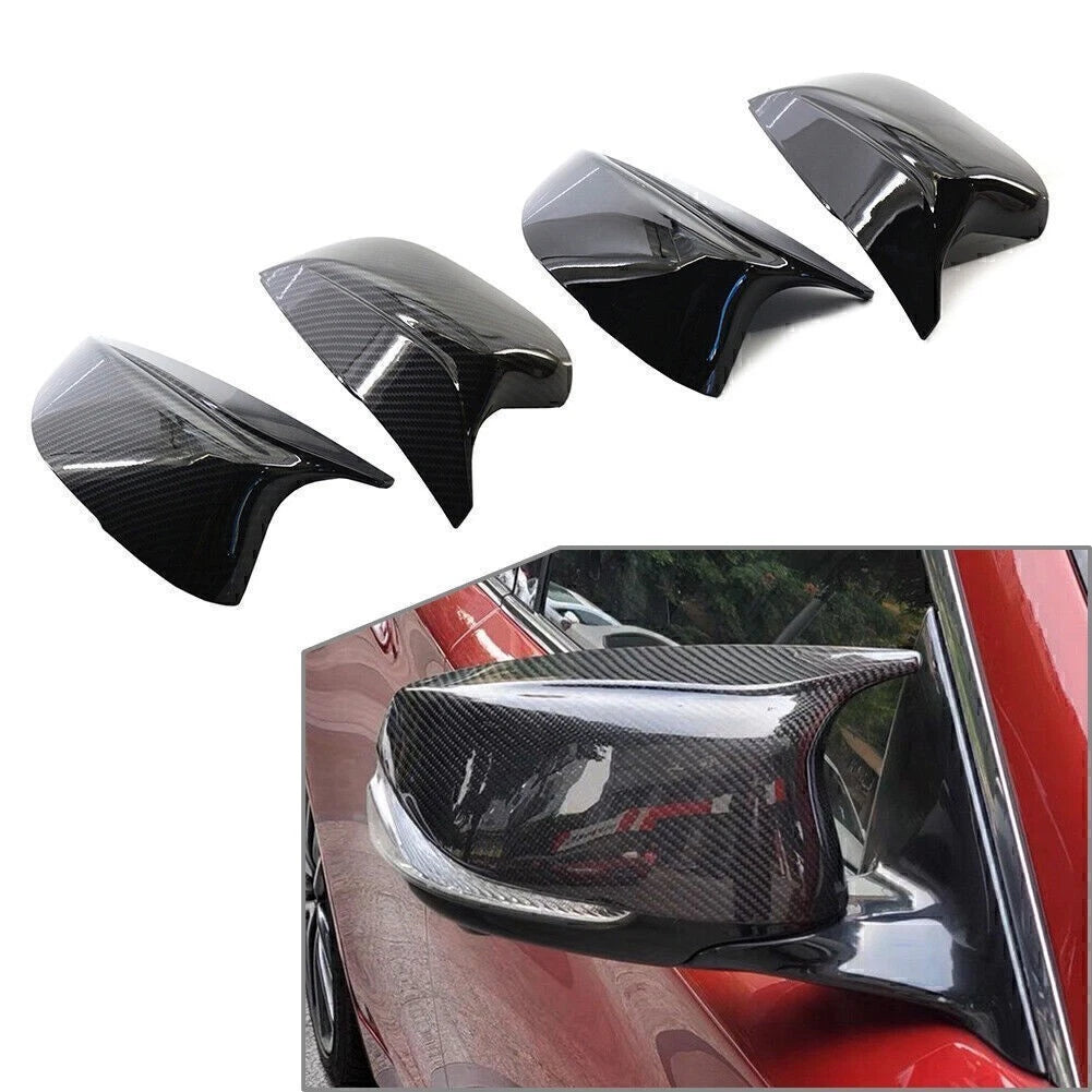 Pair Rear View Mirror Cover Trim for Infiniti Q60 QX30 Q50 Q50S Q70 (2014–2023)