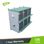 6 Compartment Metal Poultry Nest Box for Hens (Wall Mount)