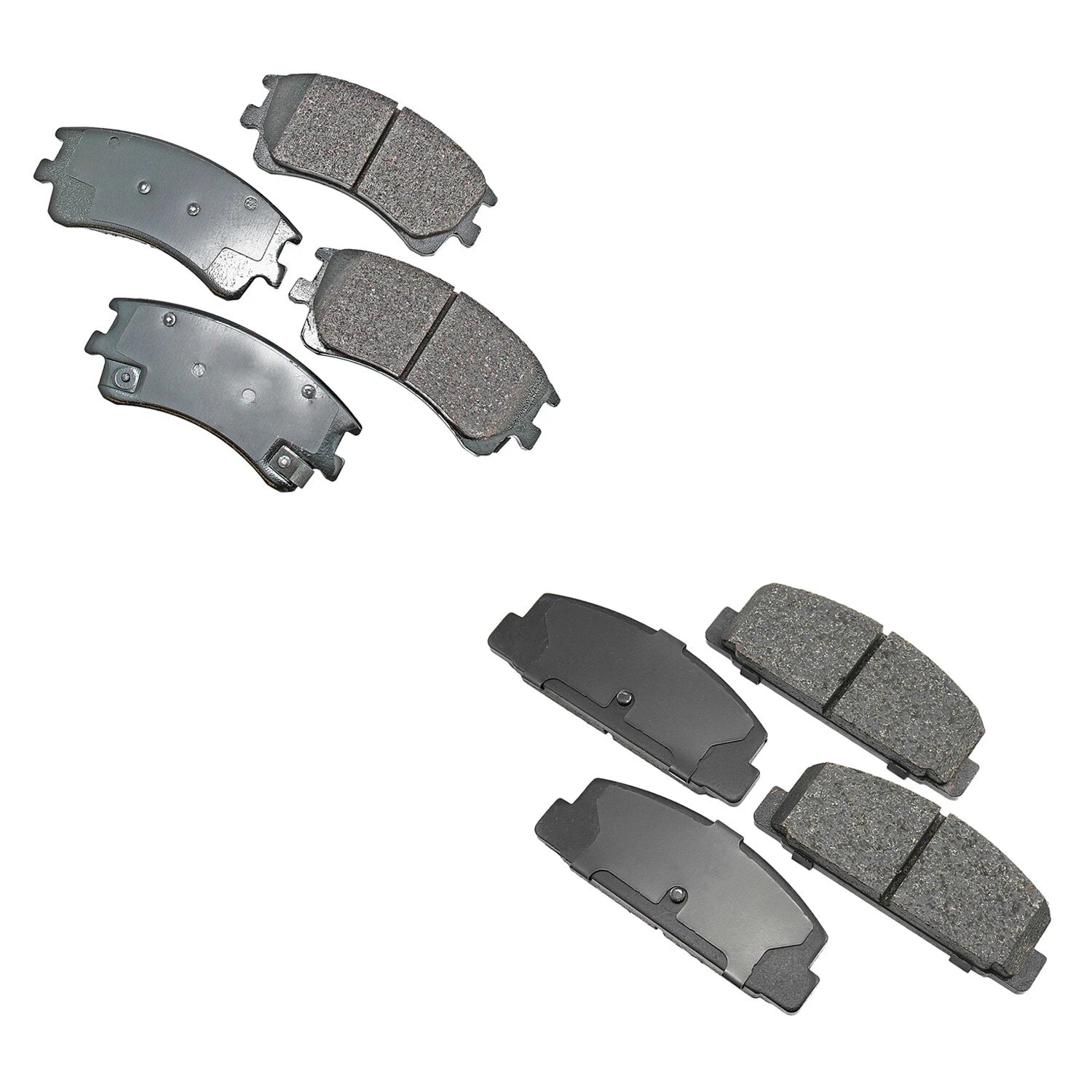 Akebono ProACT Front & Rear Ceramic Disc Brake Pad Kit for Mazda 6 (2003–2005)