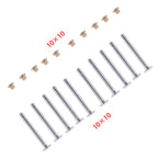 Set of 100 Medium Flange Collars for Peterbilt 379
