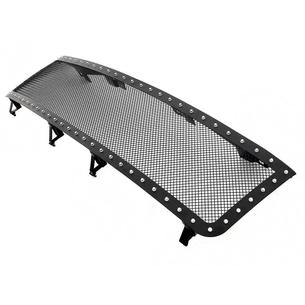 Stainless Black Mesh Rivet Grille for Chevy Silverado 2500/3500 HD (2011–2014)