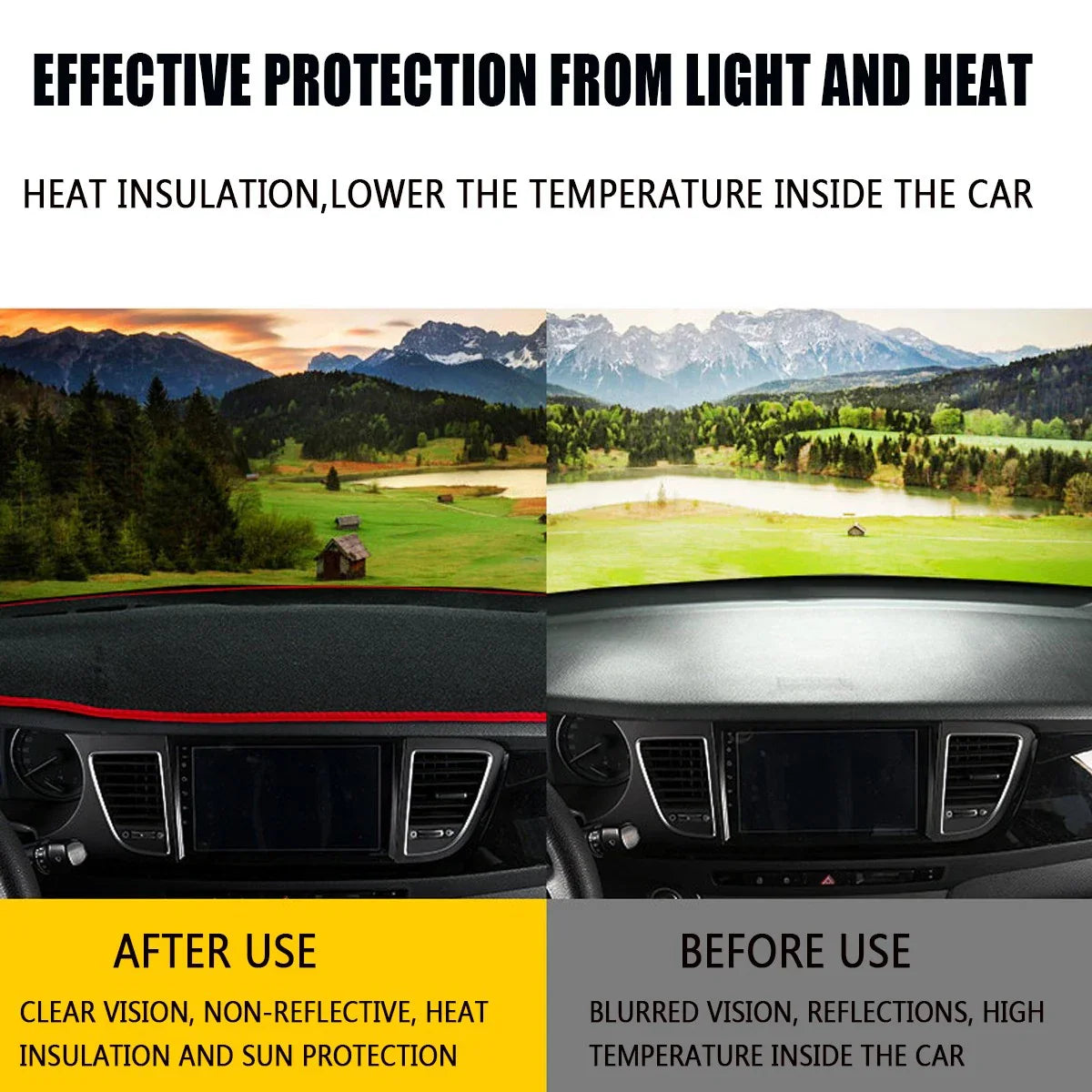 Dash Cover Mat Non-Sun for Toyota Corolla (2019–2022)