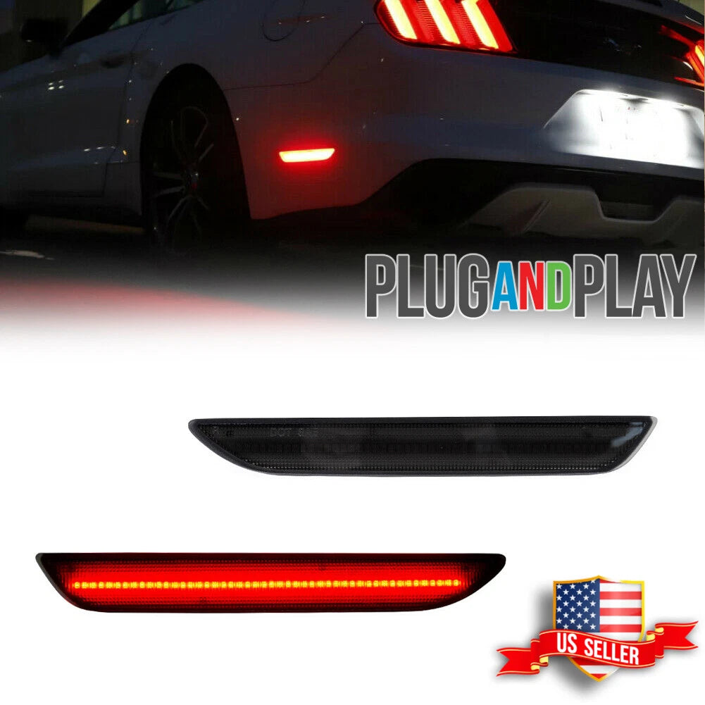 Smoked Black LED Side Marker Lights for Ford Mustang (2015–2023)