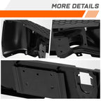 Rear Bumper for Ram 1500 (2009–2019) Dual Exhaust, Black