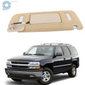 Passenger Right Side Sun Visor for Silverado Sierra Tahoe Yukon (2007–2014) Beige