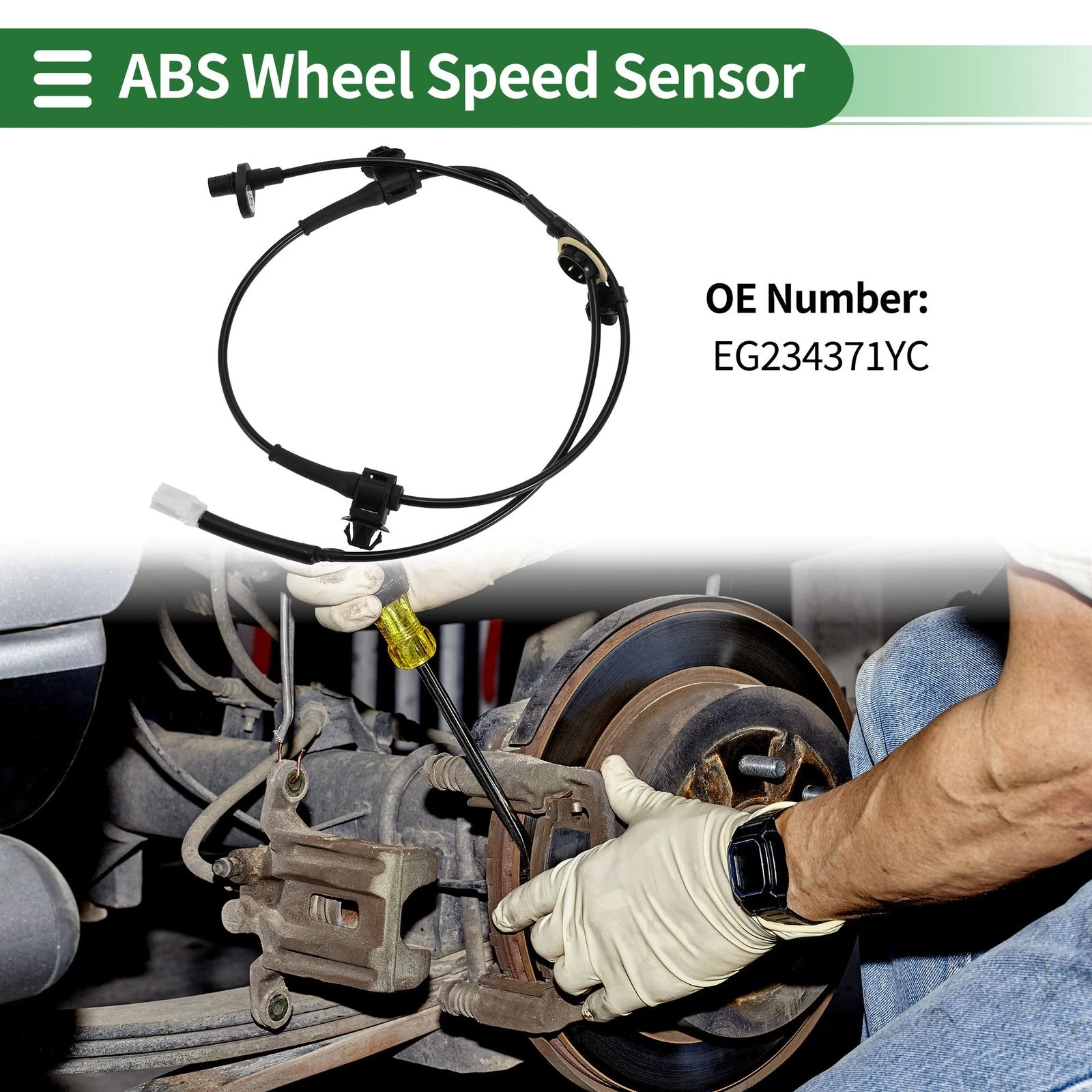 ABS Wheel Speed Sensor No.EG234371YC for Mazda CX-7 (2007–2012)