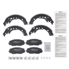 Front Ceramic Brake Pads & Rear Shoes Kit for Scion xD (2008–2014), Toyota Corolla (2009–2019)