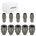 Pressure Washer Quick Connect Adapter Set for NPT Stainless Steel (10–3/8)