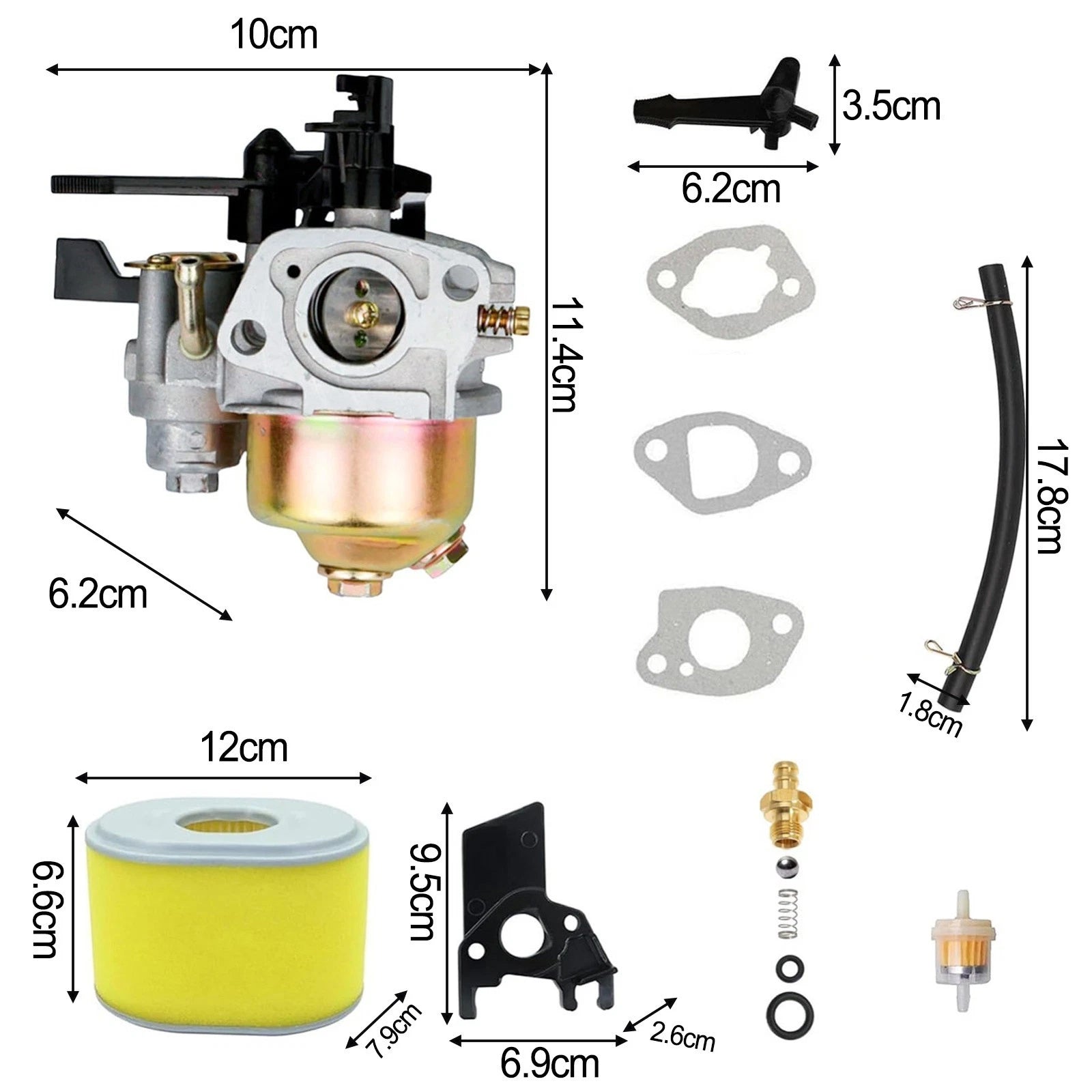 GX160-c Carburetor for 154f MS60850 & DXPW Series Mowers (High-Performance)