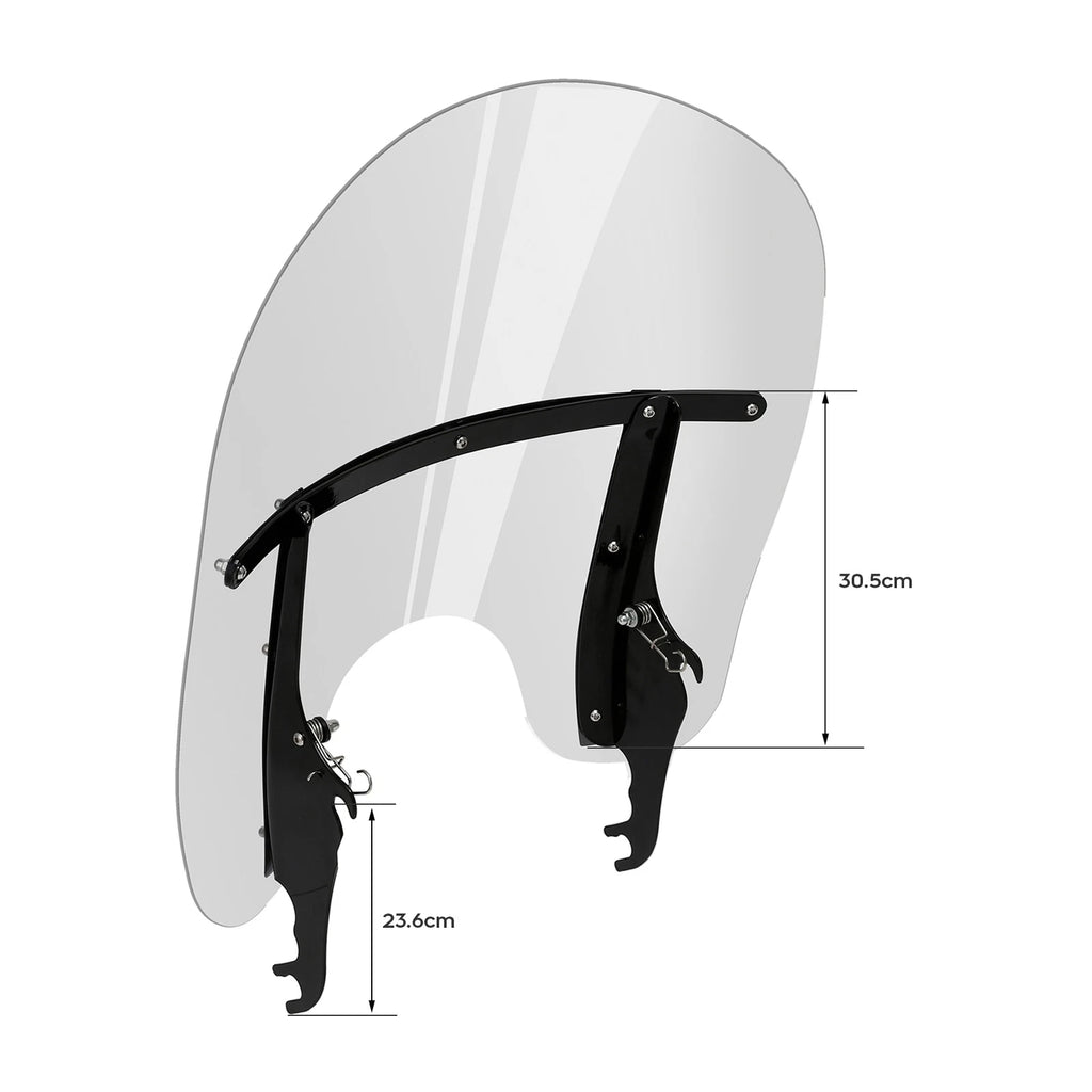 Clear Windshield for Harley Heritage Softail Fatboy Slim (2000–2017)
