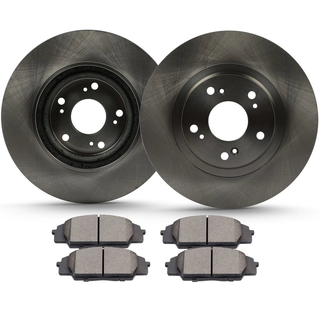 Front Brake Rotors + Pads for Honda Civic Coupe (2006–2011)