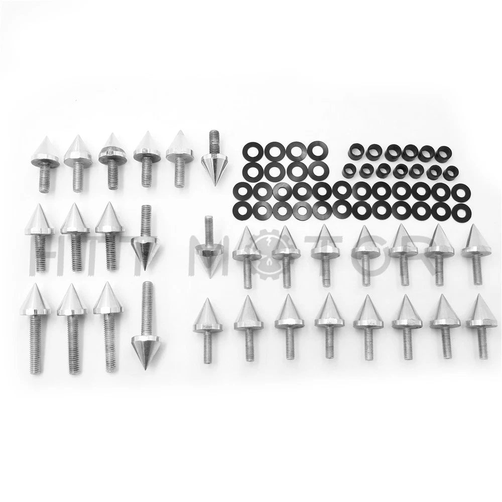 Fairing Bolt Kit for Suzuki GSXR 600 (2001–2003) - Silver