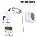 Digital Food Thermometer Probe for Cooking (ABS)
