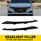 Pair Headlight Grille Lower Molding Trim for Honda Accord (2021–2022)