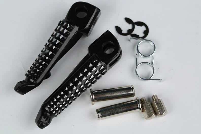 Front Driver Footrests Pegs for Kawasaki Ninja 650R EX650 (2006–2013)