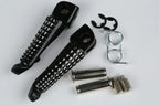 Front Driver Footrests Pegs for Kawasaki Ninja 650R EX650 (2006–2013)