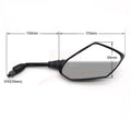 2X Rear View Side Mirrors 10mm for Suzuki Motorcycle/Scooter (Universal)