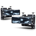 Smoked Housing Clear Lens Headlight for Chevy GMC C/K Pickup Suburban (1988–1999)