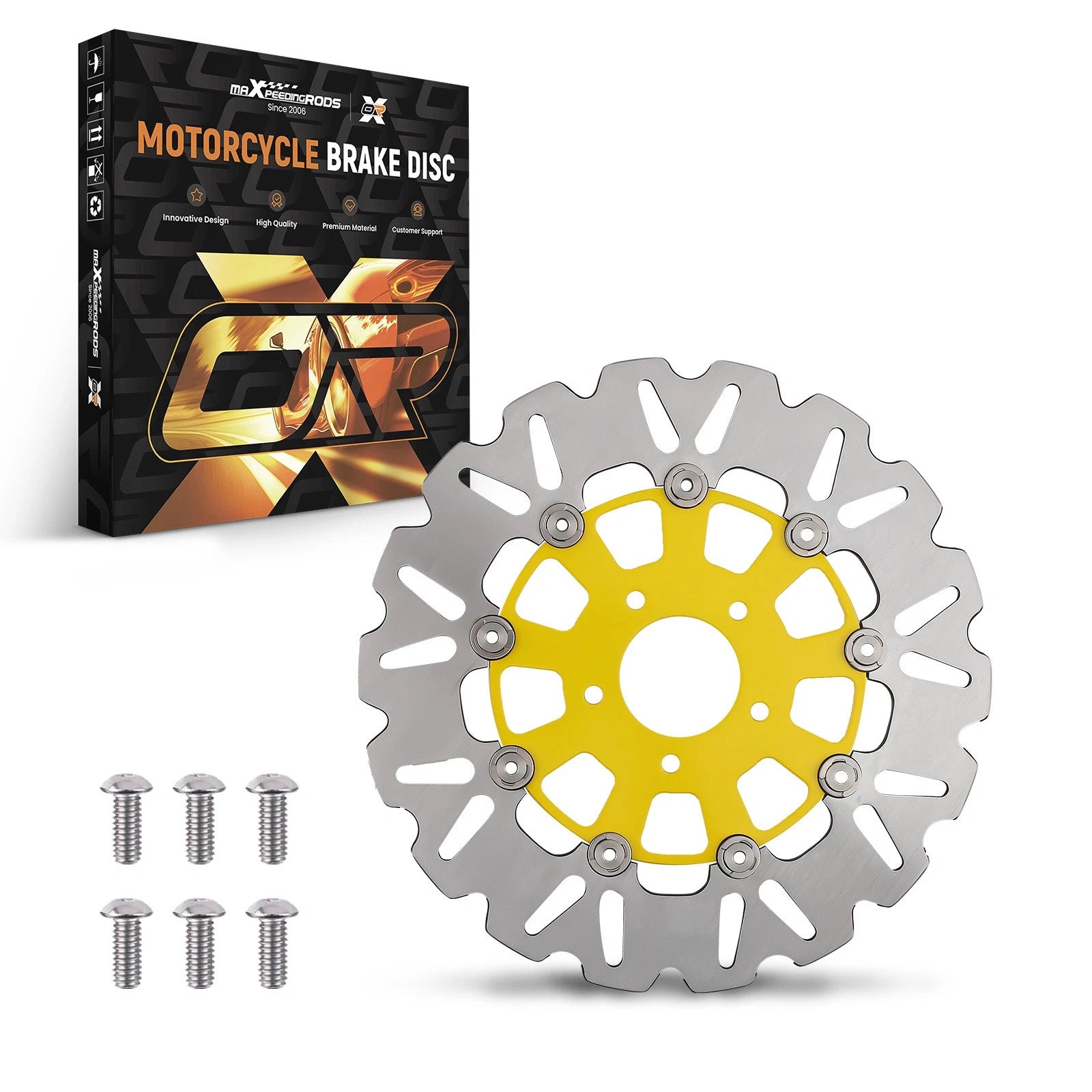 Front Brake Rotor Disc for Harley-Davidson Touring Trike Softail (2008–2024)
