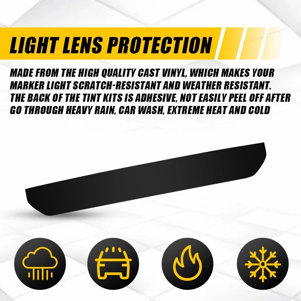 Side Marker Light Cover for GMC Canyon (2023–2025) Black Vinyl Tint