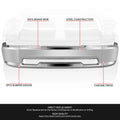 Steel Front Bumper Face Bar for Dodge Ram 1500 (2009–2012) Chrome