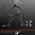Set of 4 Front Upper Control Arms & Ball Joints for Chevy Silverado 1500 (2007–2015)