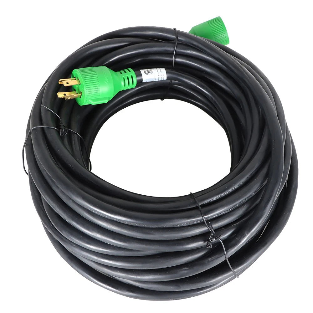 30 Amp Generator Extension Cord for NEMA 14-30P/14-30R (75FT)