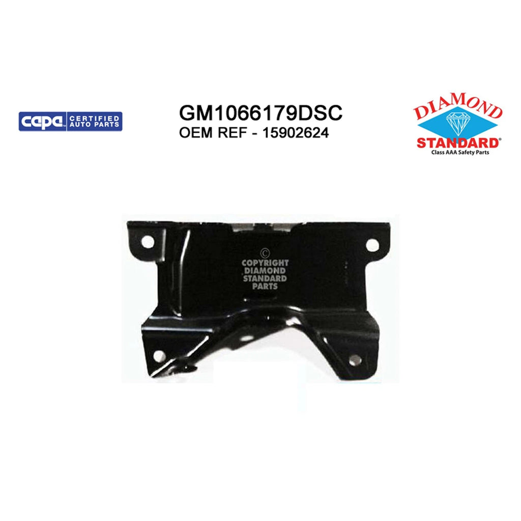 Replacement Steel Driver Side Front Inner Bumper Impact Bar-See Compatible Chart