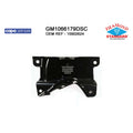 Replacement Steel Driver Side Front Inner Bumper Impact Bar-See Compatible Chart
