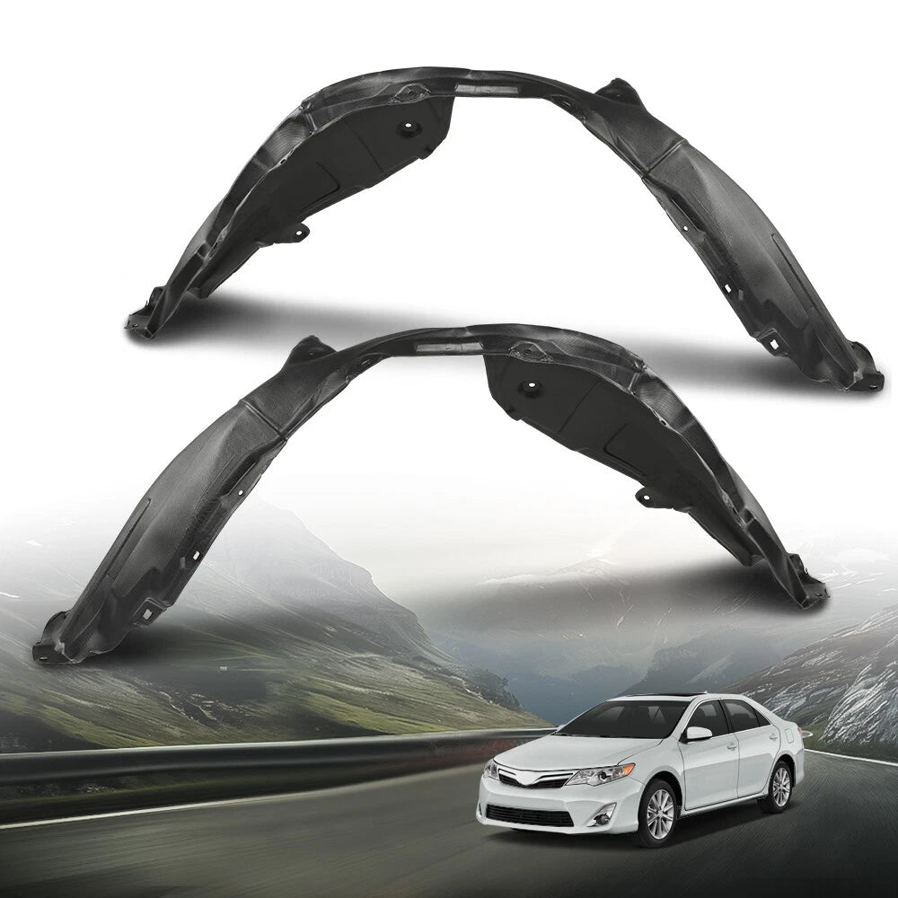 Set of 2 Front Fender Liner Splash Shields for Toyota Camry (2012–2014)
