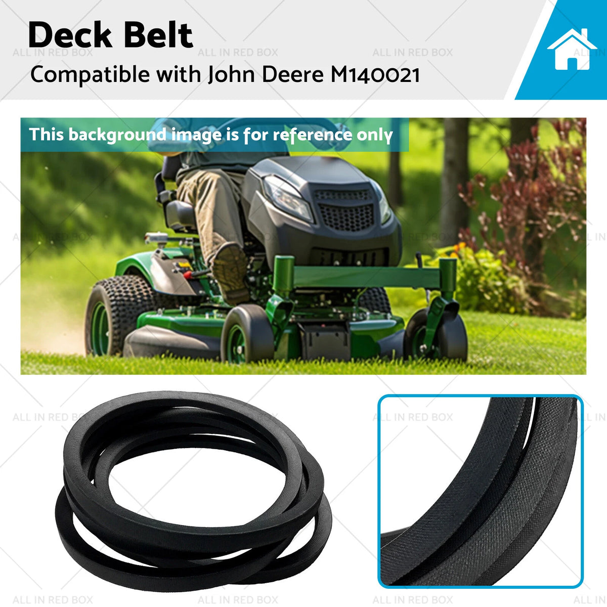 Spec Deck Belt for John Deere 420 430 755 855 955 (M140021) 60" Deck