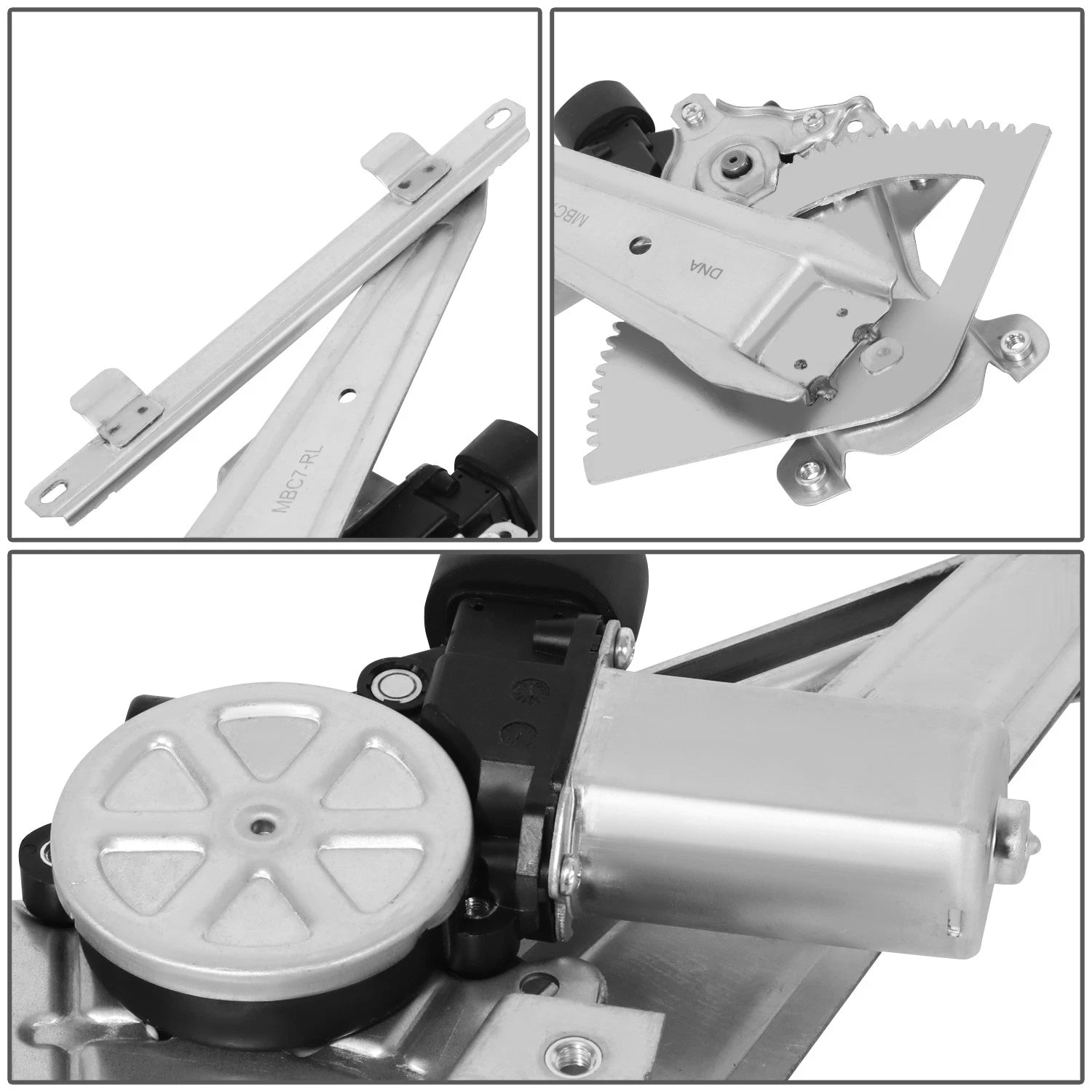 Electric Rear Left Window Regulator with Motor for Mitsubishi Lancer (2008–2012)