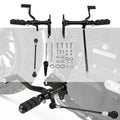 Black Forward Controls Foot Pegs Linkages for Harley Sportster 883 1200 (1991–2003)