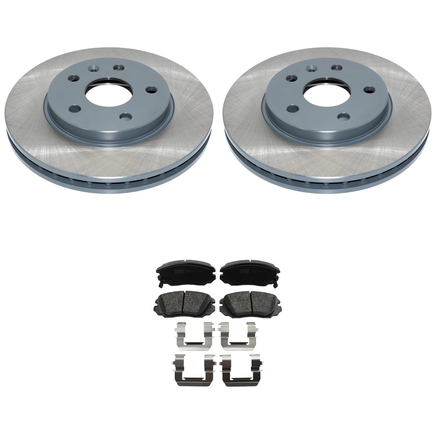 DuraGo Front Rotors & TRW Pro Ceramic Disc Brake Pad Kit for LaCrosse Malibu Regal (2010–2016)