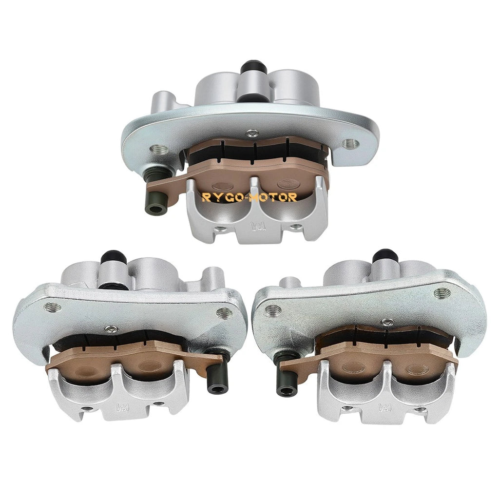 Set of 2 Front & Rear Brake Calipers w/Pads for Can-Am Commander 800 800R (2011–2020)