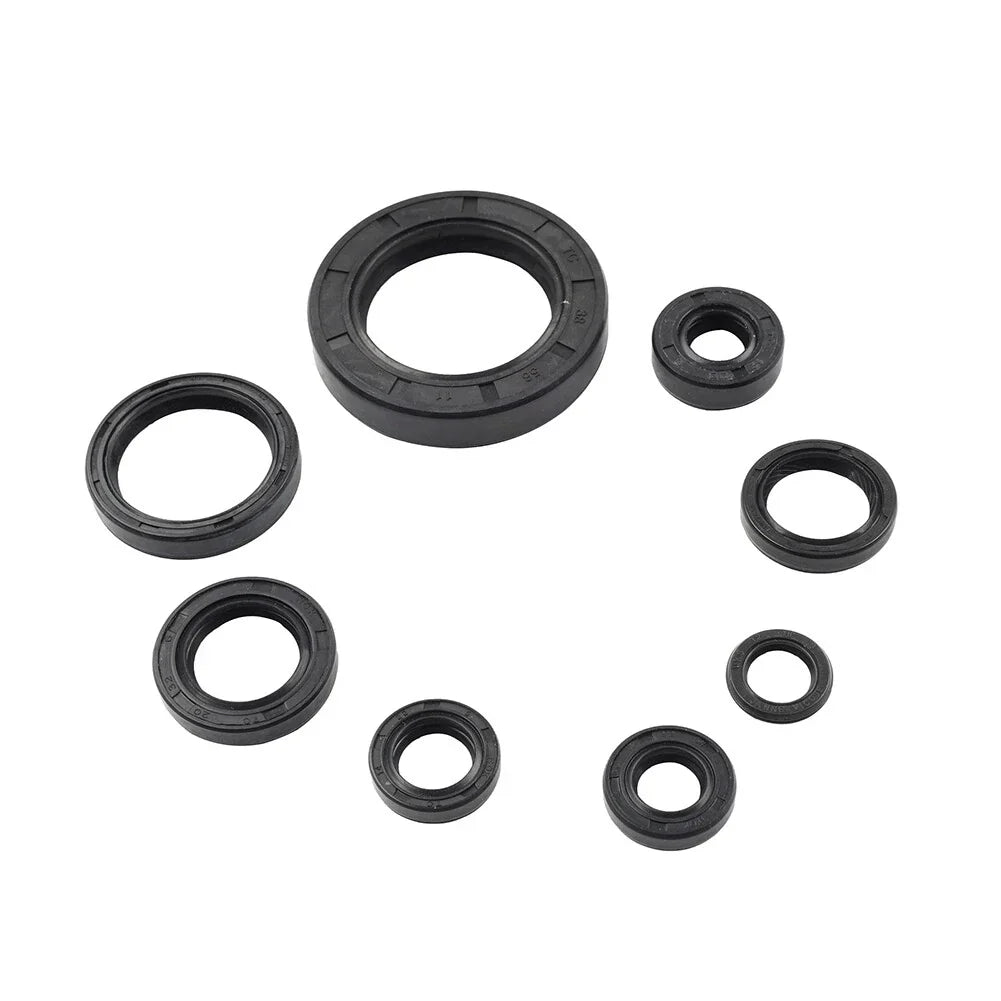 8 x Engine Oil Seal Kit for Honda CR250R CR500R (1988-2001)