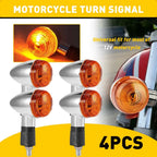 Set of 4 LED Turn Signal Lights for Honda Shadow VT 600 700 750 1100 VTX1300