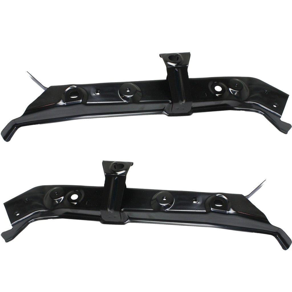 Set of 2 Radiator Supports for Nissan Rogue (2014–2016) Black
