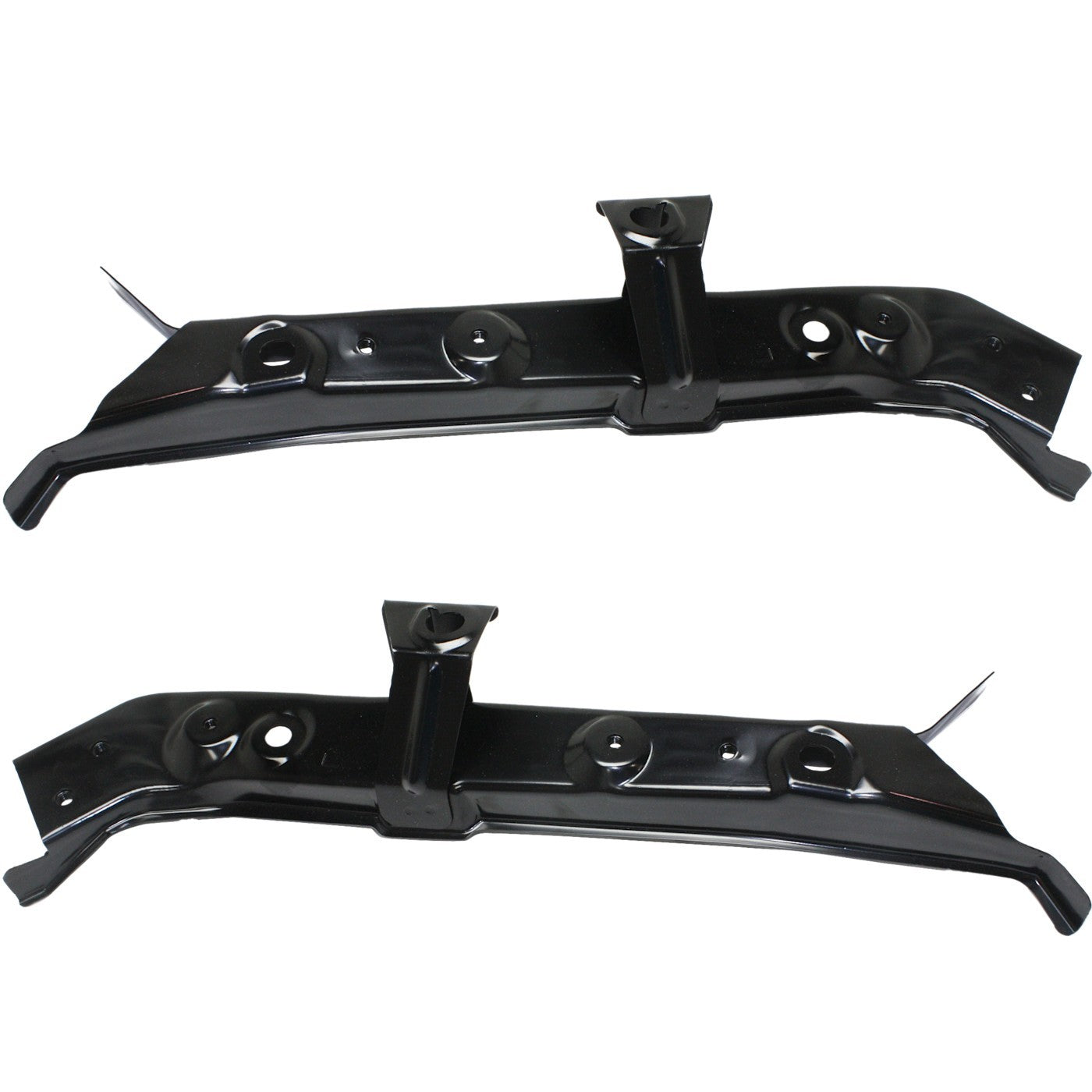 Set of 2 Radiator Supports for Nissan Rogue (2014–2016) Black
