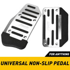 Non-Slip Gas Pedal Pad Cover for Universal Fit (Blue/Red/Silver)