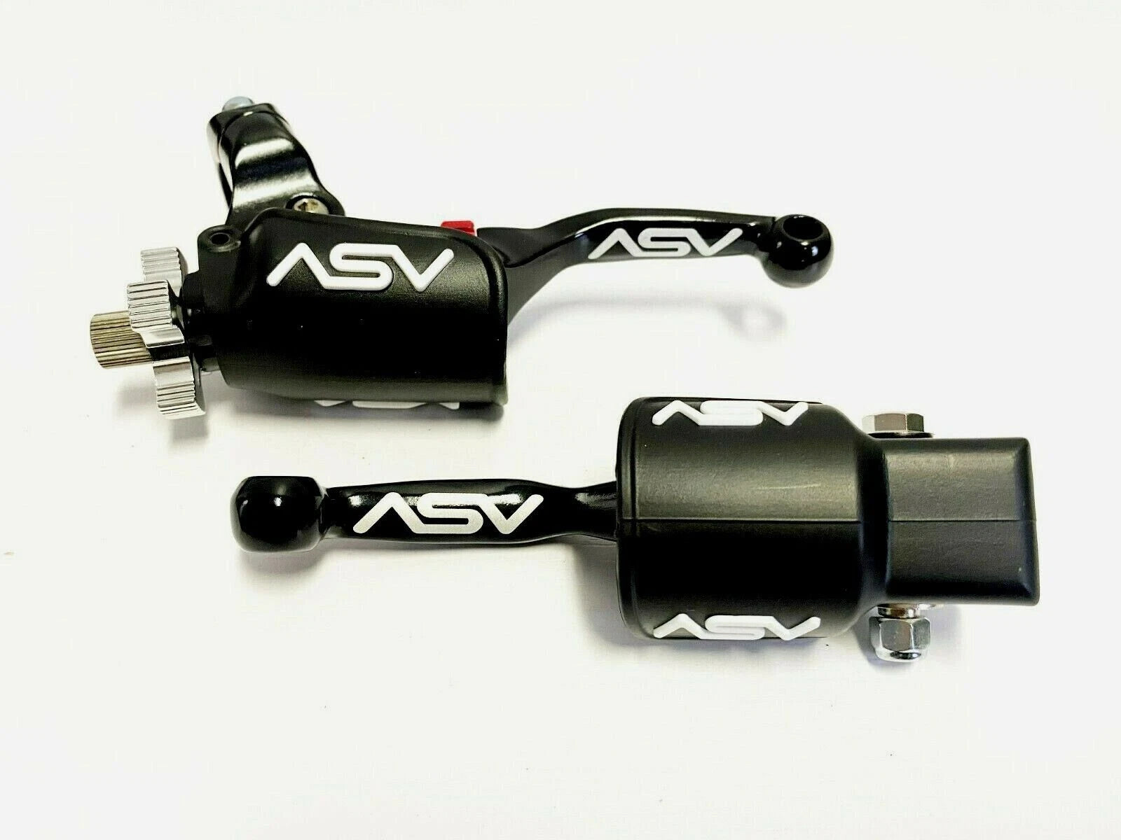 ASV F4 Shorty Front Brake Clutch Perch Levers Pair for DRZ 125L 250 (2001–2023)
