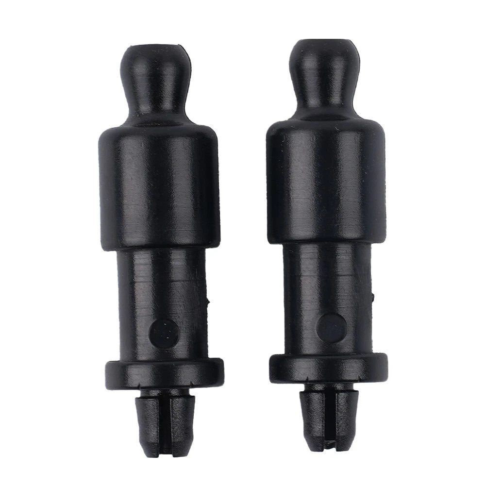 2X Plastic String Clips for Parcel Shelf - Black (4.5x1.2cm)