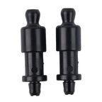 2X Plastic String Clips for Parcel Shelf - Black (4.5x1.2cm)