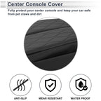 Center Console Cover with Storage Bag for BMW 5 Series (2019-2023) Black