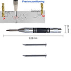 Automatic Center Punch Set of 2 with Non-Slip Grip