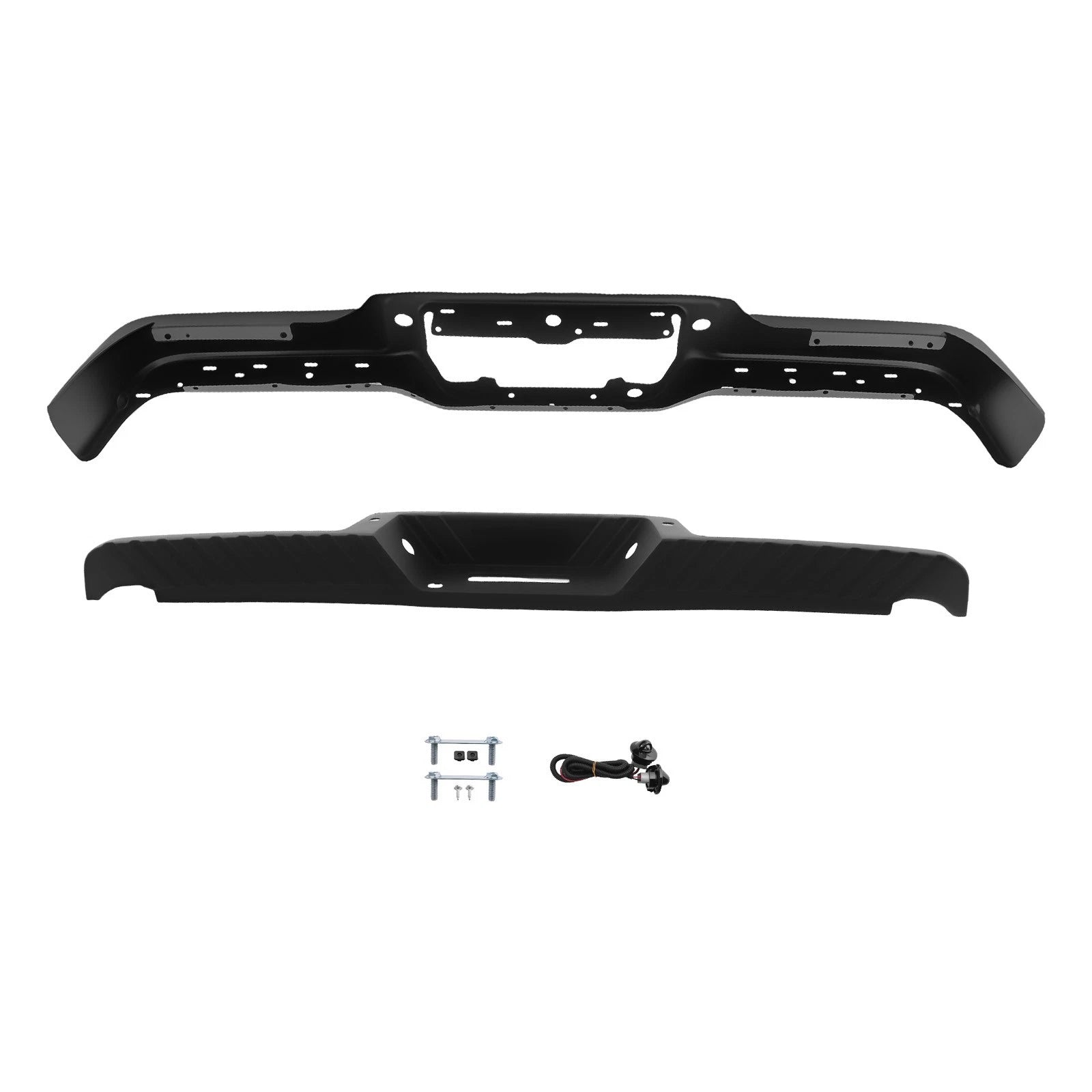 Black Rear Bumper for Ford F-150 (2006-2008)