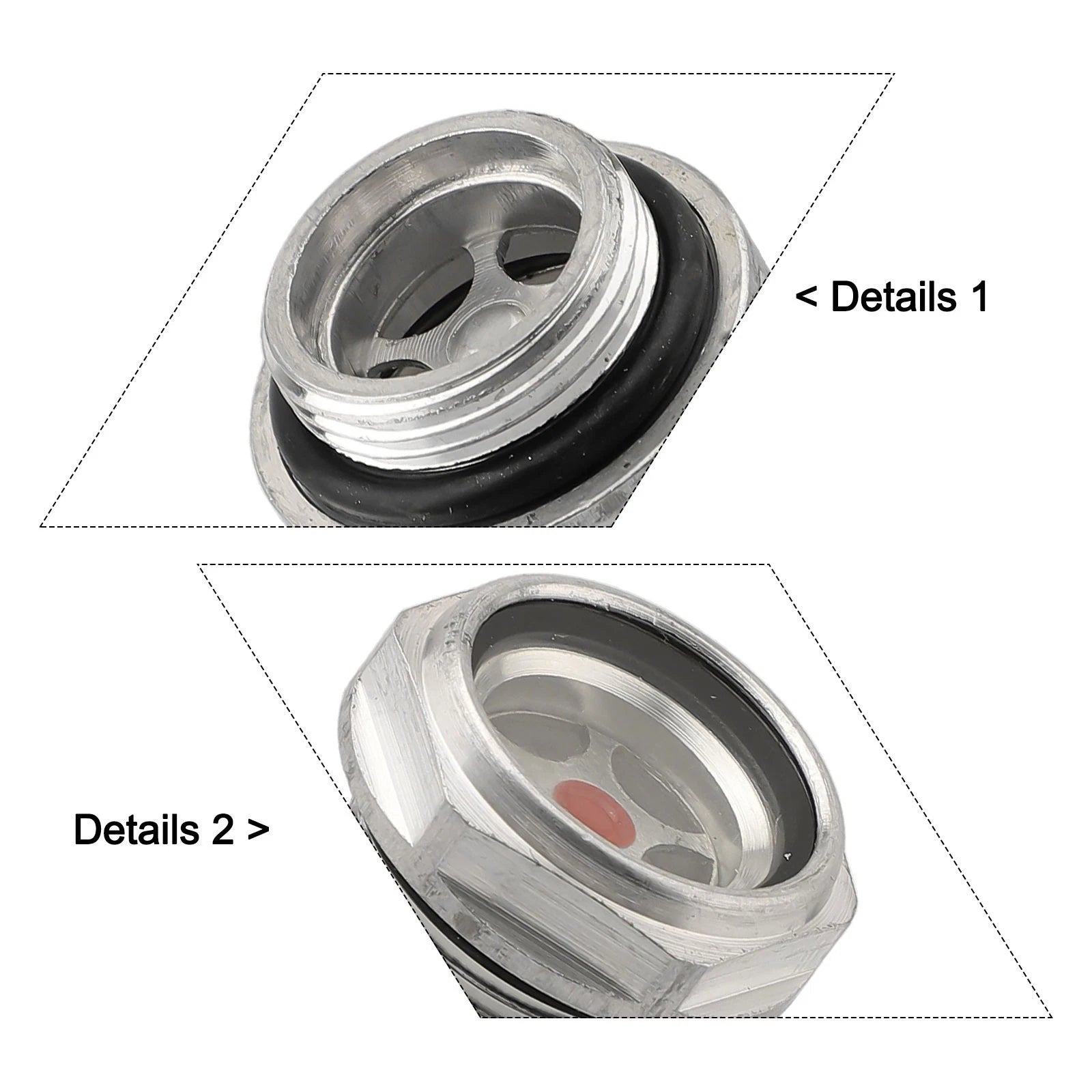 Performance Oil Level Indicator for M241.5 (Aluminum Oil Sight Glass)